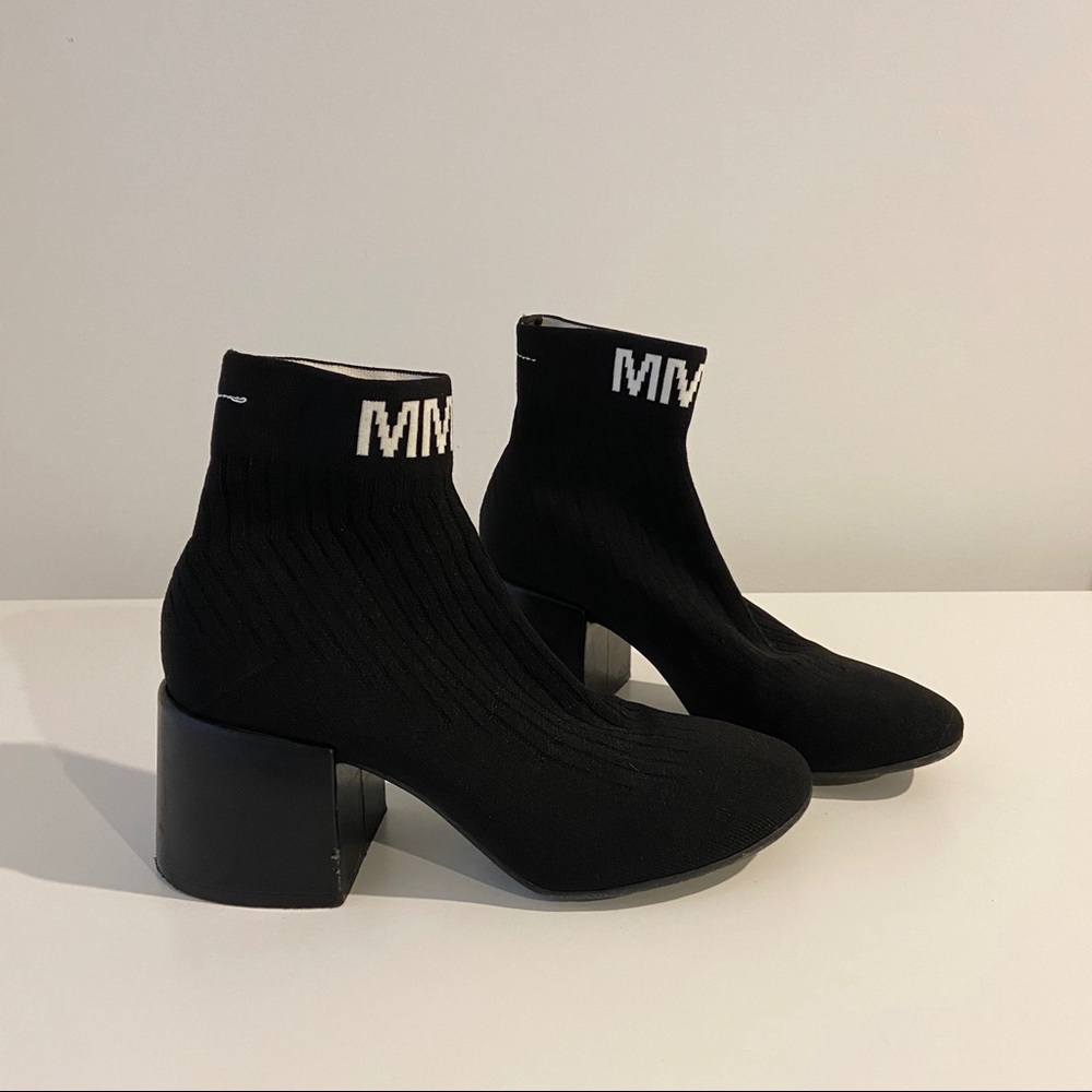 MM6 MAISON MARGIELA Logo Sock Boots